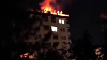 Diyarbakır'da Apartmanda Yangın