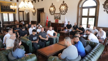 Edirne'de Pehlivanlara Teşekkür