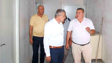 Ilıdağ Mahallesi'ndeki yeni sağlık ocağı hizmet binasında inceleme