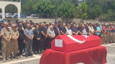 Kalp Krizinden Hayatını Kaybeden Jandarma Uzman Çavuş Topaloğlu Uğurlandı