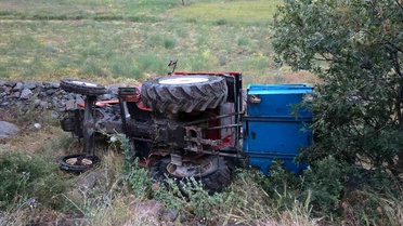 Seydişehir'de Traktör Devrildi: 1 Yaralı