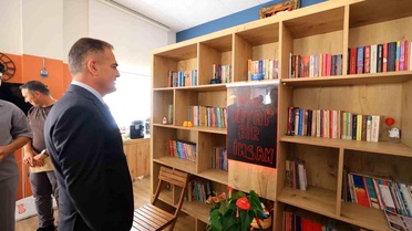 Ula'da Ata Kitap Kafe Açıldı