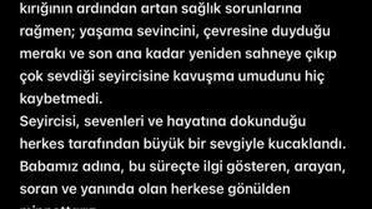 Usta Tiyatrocu Zihni Göktay Hayatını Kaybetti