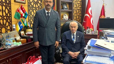 Başkan Kavaklıgil, MHP Genel Başkanı Bahçeli'ye ilçedeki çalışmalarla ilgili bilgi verdi