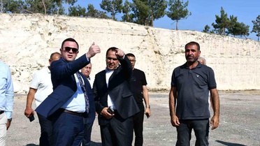 Başsavcıdan adliye binası inşaatında inceleme