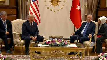 Beştepe'deki görüşme başladı! Cumhurbaşkanı Erdoğan ve Trump'tan ilk sözler