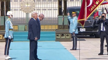 Beştepe'de Trump'a resmi tören