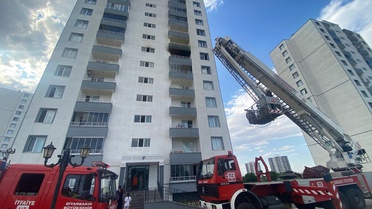 Diyarbakır'da Apartman Yangını: 1 Yaralı