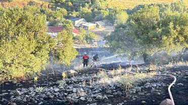 Elazığ'da Arazi Yangını Kontrol Altına Alındı