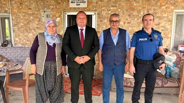 Şuhut'ta şehit ailesine anlamlı ziyaret