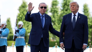 Trump Ankara'da Diriliş Ertuğrul dizisinin müziğiyle karşılandı