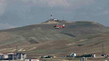 81 Yaşındaki Hasta Ambulans Helikopterle Van'a Sevk Edildi