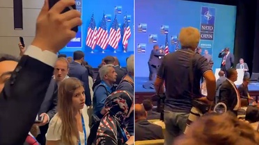 Trump'ın konuşması öncesi salonda alarm! Apar topar boşaltıldı