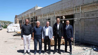 Başkan Özdoğan'dan 112 acil sağlık merkezi inşaatına yakın takip