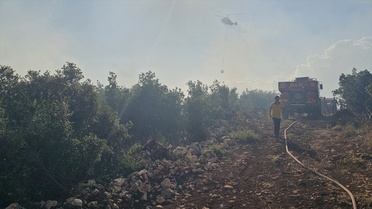 Nurdağı'nda Orman Yangını Kontrol Altına Alındı