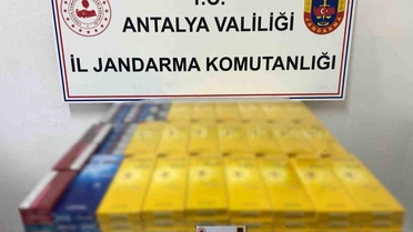 Antalya'da 145 karton kaçak sigara ele geçirildi