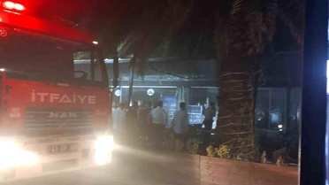 Körfez'de Kafede Yangın