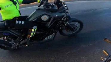 Motosikletli Sürücüye Kaçış Ceza Yağdırdı