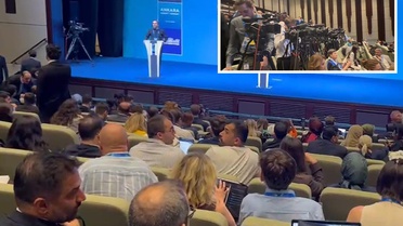 NATO Genel Sekreteri Rutte'nin basın toplantısına yoğun ilgi! Gazeteciler tıka basa doldurdu