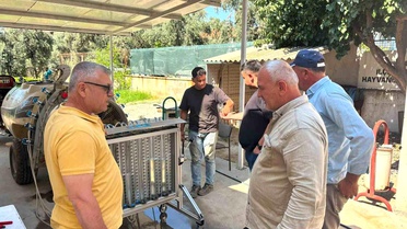 Sarıgöl'de İlaçlama Makineleri Test İstasyonu