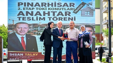 Pınarhisar'da TOKİ anahtar teslimi