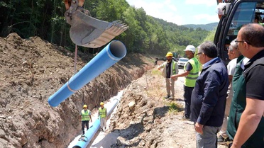Sinop'ta İçme Suyu Projesi Devam Ediyor