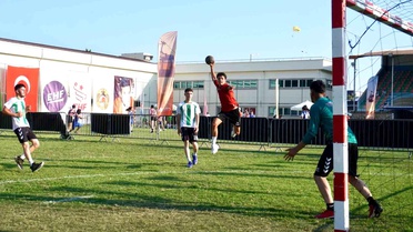 Alanya'da 2 bin kişilik hentbol şöleni başladı