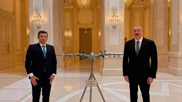 Aliyev Bayraktar'ı Kabul Etti
