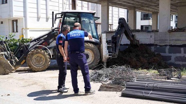 Atakum'da kurallara uymayan inşaat firmalarına uyarı