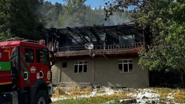 Dikmen'de Ev Yangını