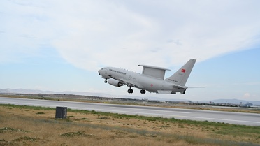 E-7T Uçağı NATO Zirvesi'ni Güvence Altına Aldı