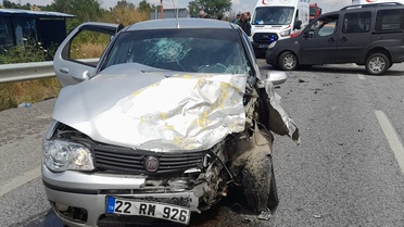Edirne'de Kaza: 6 Yaralı