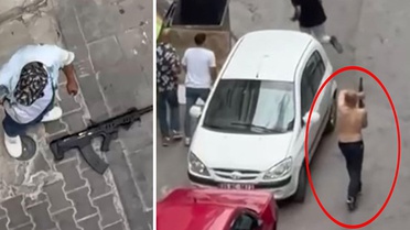 İzmir'de sokak ortasında tüfekle dehşet saçan şehir magandaları kıskıvrak yakalandı