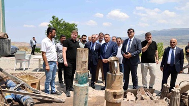 Iğdır Üniversitesi'nde Yeşil Kampüs için 228 metre sondaj tamamlandı