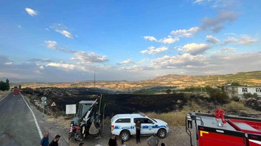 Diyarbakır Lice'de Yangın