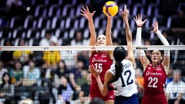 A Milli Kadın Voleybol Takımı, ABD'ye Yenildi