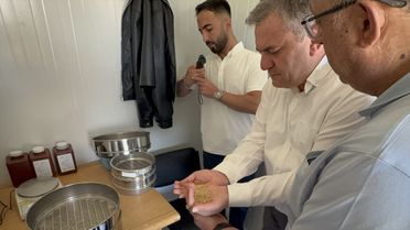 Çubuk'ta TMO hububat alımları başladı, festival heyecanı