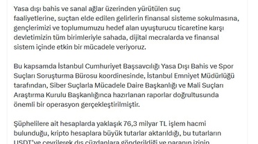 Bakan Gürlek: Suçla mücadelemiz kararlılıkla sürecek