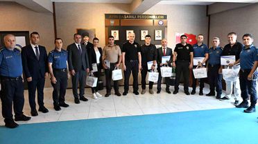 Düzce Emniyetinden Başarılı Personele Ödül