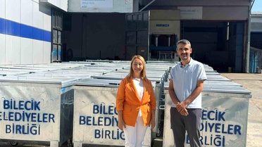 Bilecik'e son 1,5 yıldır bin 52 adet çöp konteyneri alındı