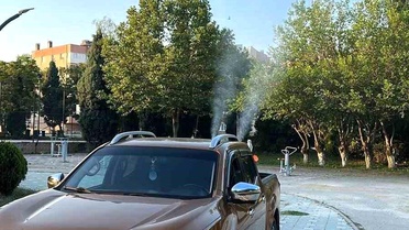 Bilecik'te haşerelere karşı ilaçlama çalışması