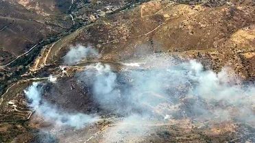Bodrum'da makilik yangını devam ediyor
