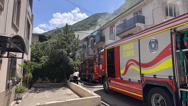 Bursa'da Çatı Yangını Kontrol Altına Alındı