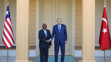 Erdoğan, Liberyalı mevkidaşı Boakai’yi Vahdettin’de ağırladı