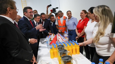 Cevdet Yılmaz Güzelyurt'ta Tesisleri Ziyaret Etti