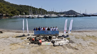 Göcek'te Deniz Dibi Temizliği