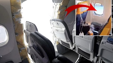 Havada kabus anları! Yolcu az daha uçağın dışına savruluyordu