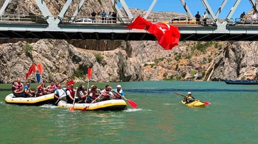 Kemaliye'de Su Sporları Etkinliği