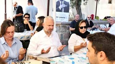 Menemen'de merhum Başkan Şahin dualarla anıldı