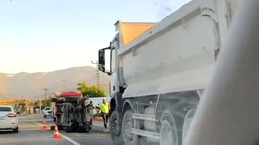 Muş'ta Takla Atan Araçta 1 Yaralı